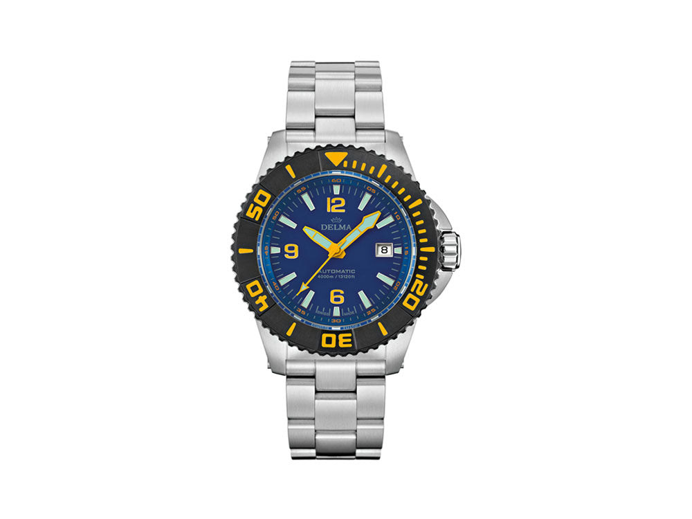 Delma Diver Blue Shark III Automatic Watch, 47mm, Limited Ed., 54701.700.6.044