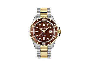 Delma Diver Commodore Automatic Watch, Brown, 43 mm, 52701.690.6.101