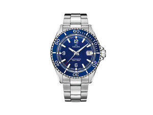 Delma Diver Santiago Automatic Watch, Blue, 43 mm, 41701.560.6.044