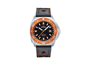 Delma Diver Shell Star Automatic Watch, Black, 44 mm, 41601.670.6.151
