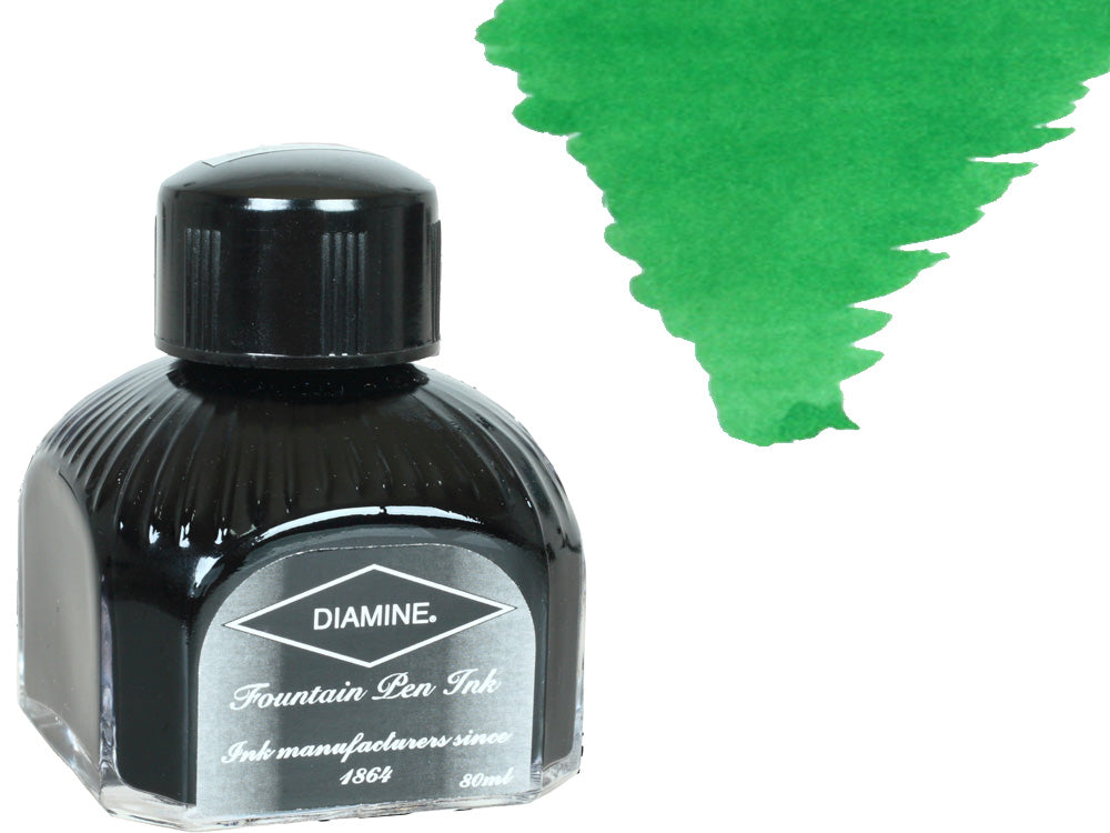Diamine Ink Bottle, 80ml., Apple Glory, Italian crystal