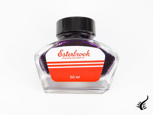 Esterbrook Ink Bottle Lilac, Purple, 50ml, Crystal, EINK-SHIMM-LILAC
