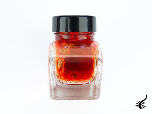 Esterbrook Ink Bottle Tangerine, Orange, 50ml, Crystal, EINK-SHIMM-TANGERINE