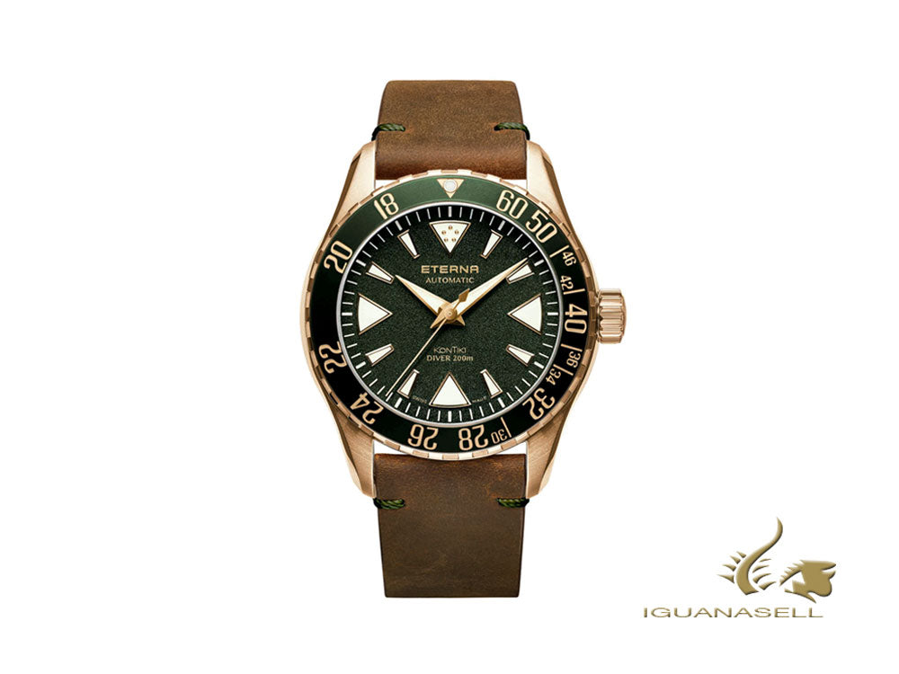 Eterna KonTiki Bronze Manufature Automatic Watch, Limited Ed., 1291.78.51.1430