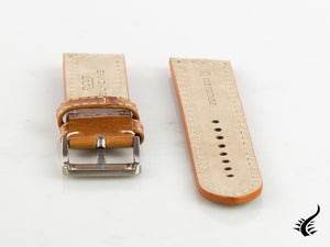 Glycine, Leather strap, 22mm, Brown, LB7BHAIR-22