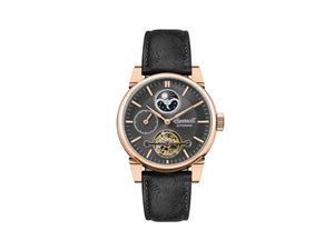 Ingersoll Swing Automatic Watch, 45 mm, Rose Gold, Anthracite, Moonphase, I07502