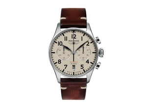 Iron Annie Flight Control Automatic Watch, Beige, 42 mm, Leather strap, 5122-3