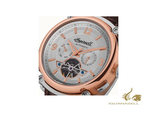 Ingersoll Michigan Automatic Watch, Automatic, PVD Rose Gold, White, I01103B