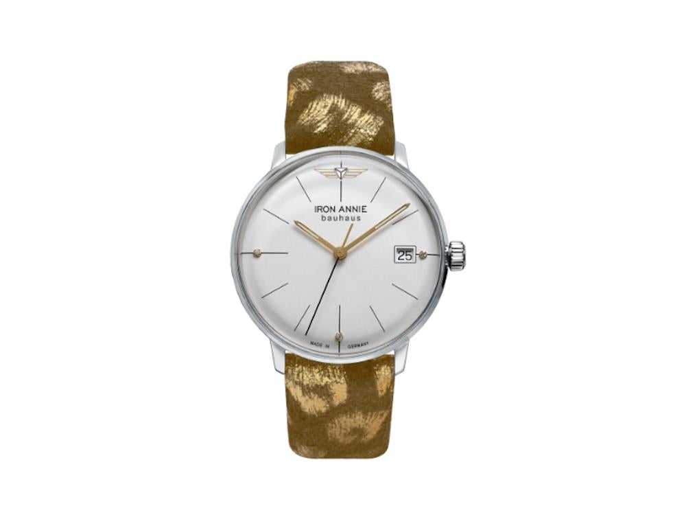 Iron Annie Bauhaus Lady Quartz Watch, White, 35 mm, Day, 5071-1