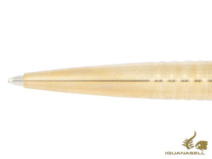 Kaweco Liliput Ballpoint pen, Wave Brass, Gold, Mat, 10000885