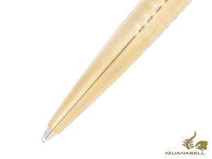 Kaweco Liliput Ballpoint pen, Wave Brass, Gold, Mat, 10000885