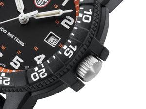 Luminox Sea Turtle Quartz Watch, Orange, CARBONOX™, 44 mm, 10 atm, XS.0329.1