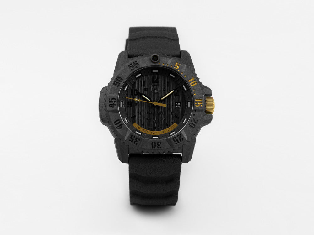 Luminox Master Carbon Seal Quartz Watch, Black, 46 mm, 30 atm, XS.3805.NOLB.SET