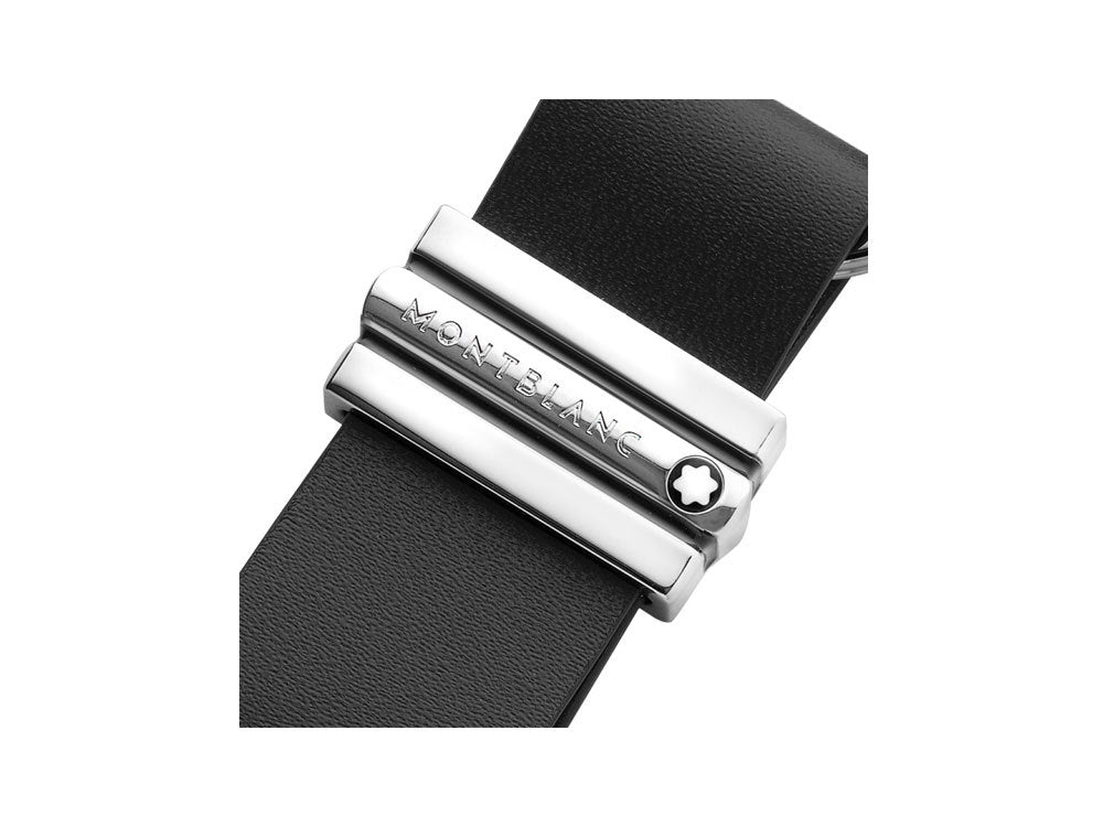 Montblanc Meisterstück Key ring, Metal, Full-grain Cowhide, Black, 118321