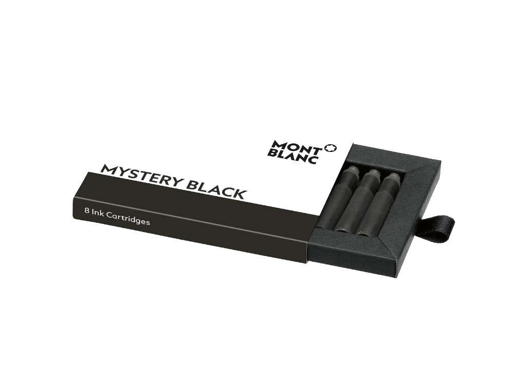 Montblanc Ink 8 cartridges Mystery Black, 128197