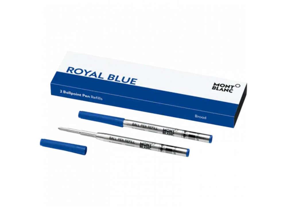 Ballpoint 2x1 refill Montblanc, Royal Blue, Bold, 128215