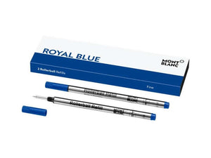 Rollerball 2x1 refill Montblanc, Royal Blue, Gel, Fine, 128232