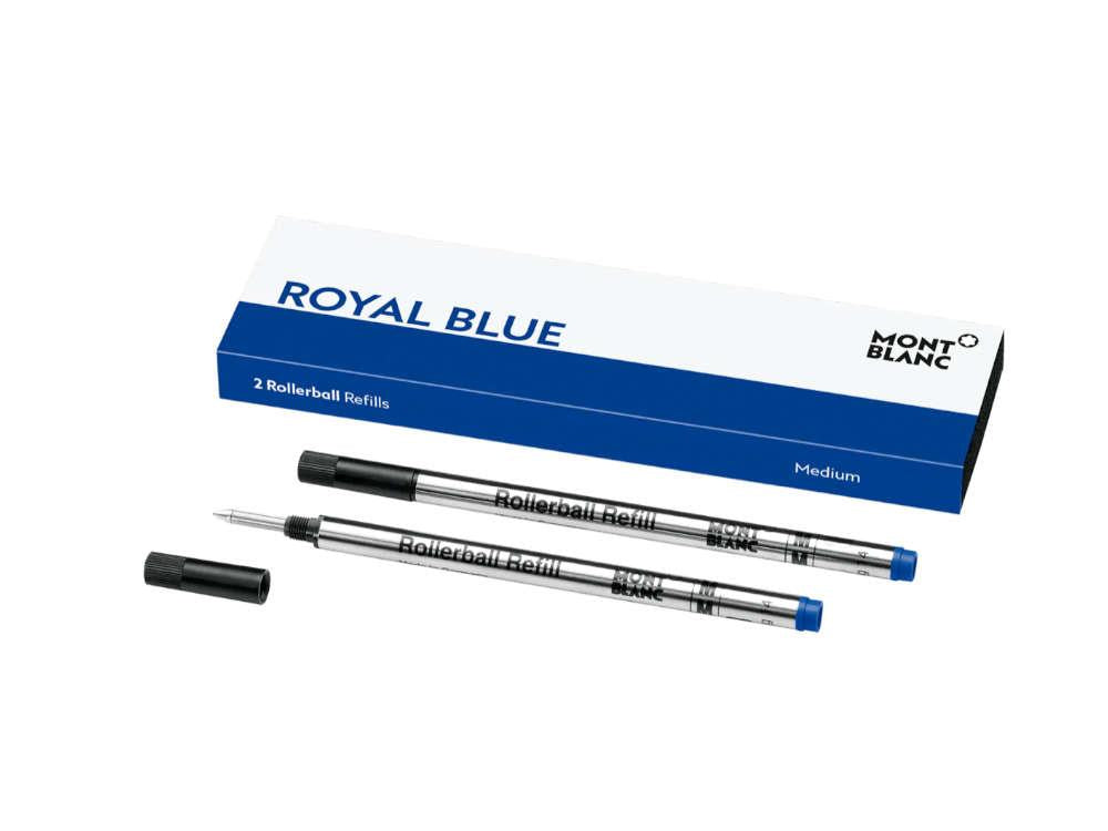 Rollerball 2x1 refill Montblanc, Royal Blue, Gel, Medium, 128233