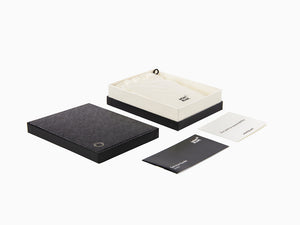 Montblanc Sartorial Wallet, Leather, Black, 6 Cards, Money Clip, 130316