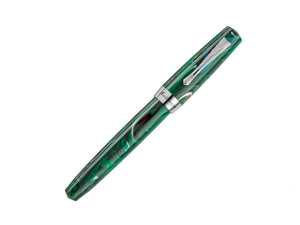 Montegrappa Elmo 02 Cortina Fountain Pen, Stainless Steel, ISE2R-AG