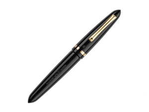 Montegrappa Venetia Rollerball pen, Black Resin, Gold plated, ISVENRAC