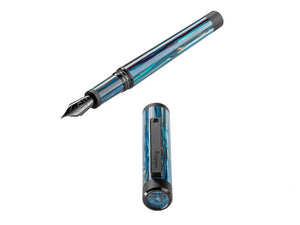 Montegrappa Zero Zodiac Libra Fountain Pen, 14K, Limited Ed, ISZEZ-4C-B8