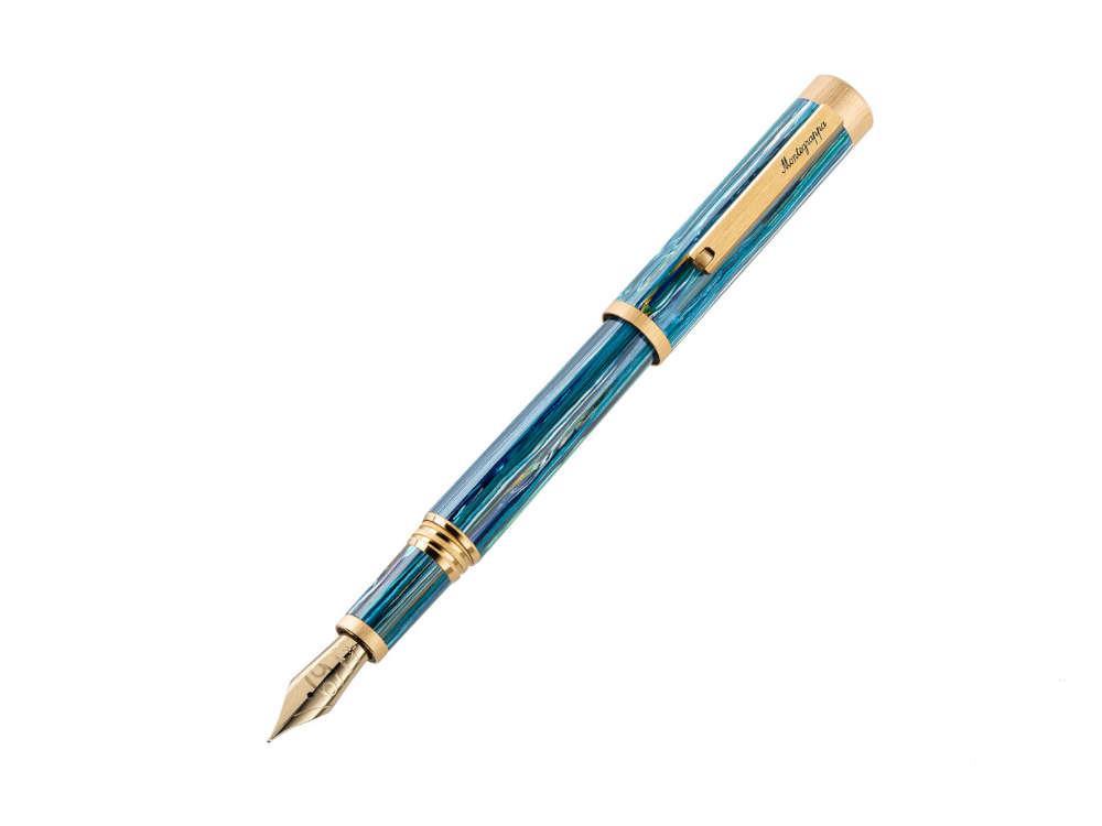 Montegrappa Zero Zodiac Cancer Fountain Pen, 14K, LE, ISZEZ-4Y-G9