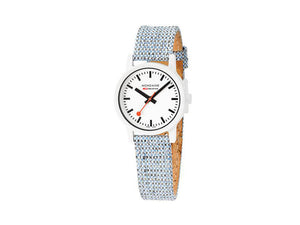 Mondaine Essence Quartz Watch, Ecological - Recycled, White, 32 mm, MS1.32110.LD