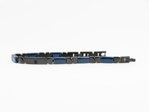 Maserati Gioielli Bracelet, Stainless steel, Black and blue, JM221ATZ01