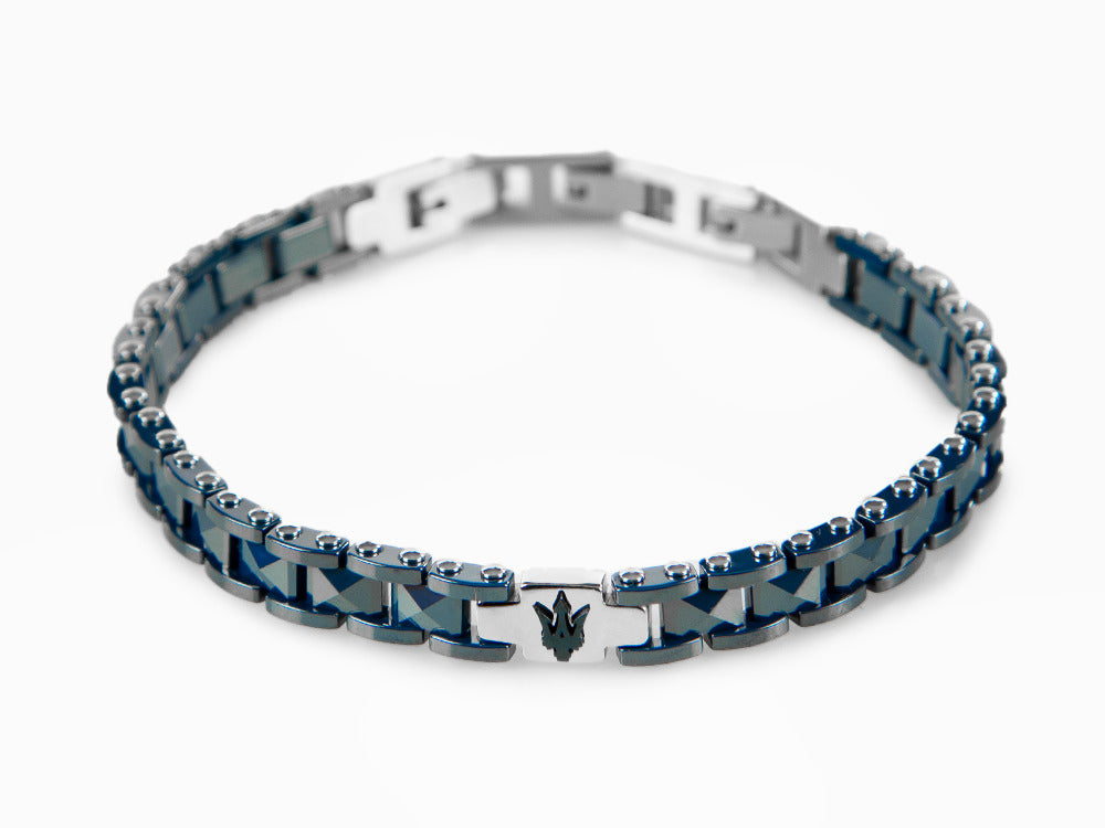 Maserati Gioielli Bracelet, Stainless steel, Blue, PVD, JM422ATZ14