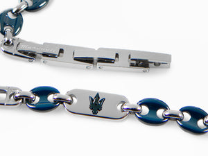 Maserati Gioielli Bracelet, Stainless steel, Silver, PVD, JM422ATZ18