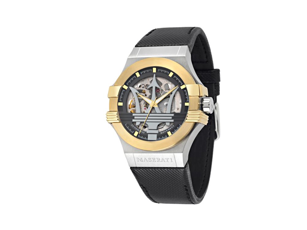 Maserati Potenza Automatic Watch, Black, 42 mm, Sapphire Crystal, R8821108037