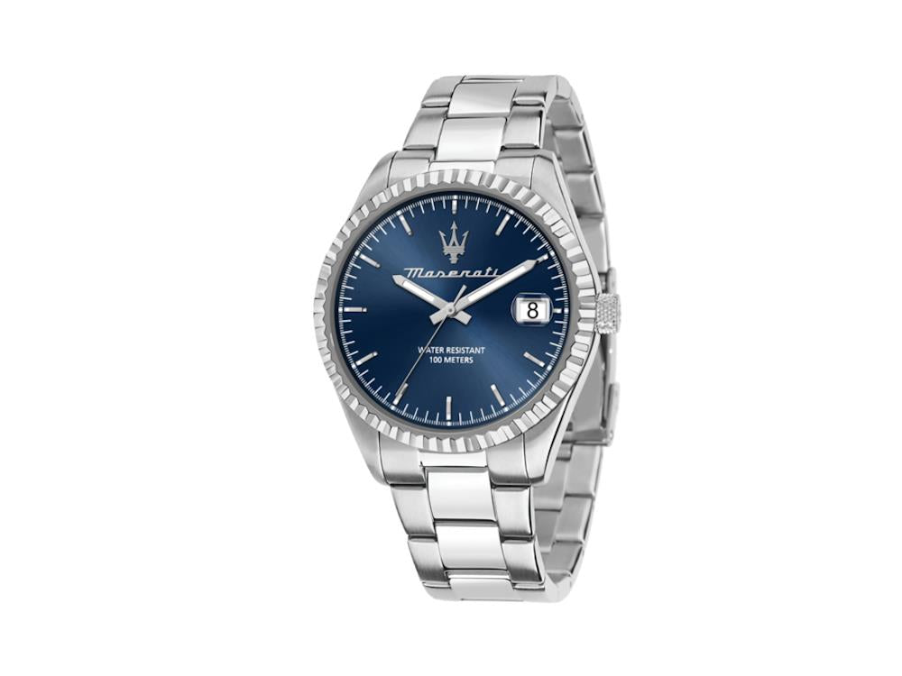 R8853 Maserati crystal Sell mm, Iguana Quartz - Blue, Competizione Mineral 43 Watch,