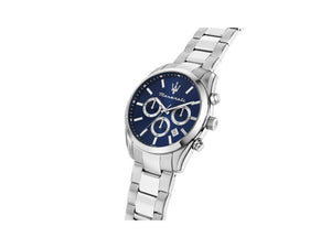 Maserati Attrazione Quartz Watch, Blue, 43 mm, Mineral crystal, R8853151005