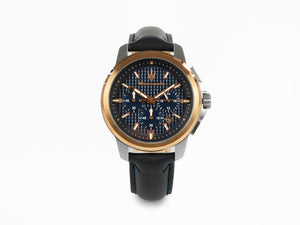 Maserati Successo Quartz Watch, PVD Rose Gold, Blue, 44 mm, R8871621015