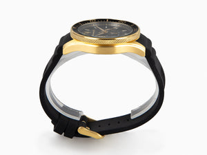 Maserati Sfida Quartz Watch, PVD Gold, Black, 44 mm, R8871640001 