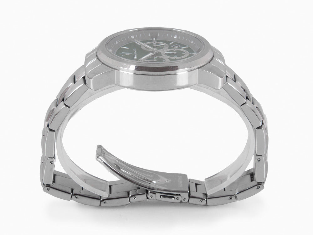 Maserati Successo Quartz Watch, Green, 44 mm, Mineral crystal 