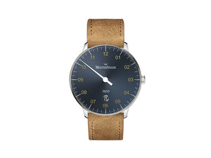 Meistersinger Neo Plus Automatic Watch, ETA 2824-2, 40mm, Blue, Day, NE417G-SV03