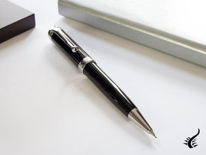 Aurora Talentum Mechanical pencil, Resin, Black, Chrome Trim, D51N