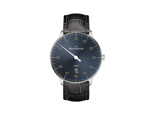 Meistersinger Neo Plus Automatic Watch, ETA 2824-2, 40mm, Blue, Day, NE417G-SG01