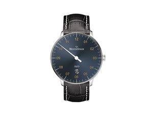 Meistersinger Neo Plus Automatic Watch, ETA 2824-2, Blue, Day, NE417G-SG01W