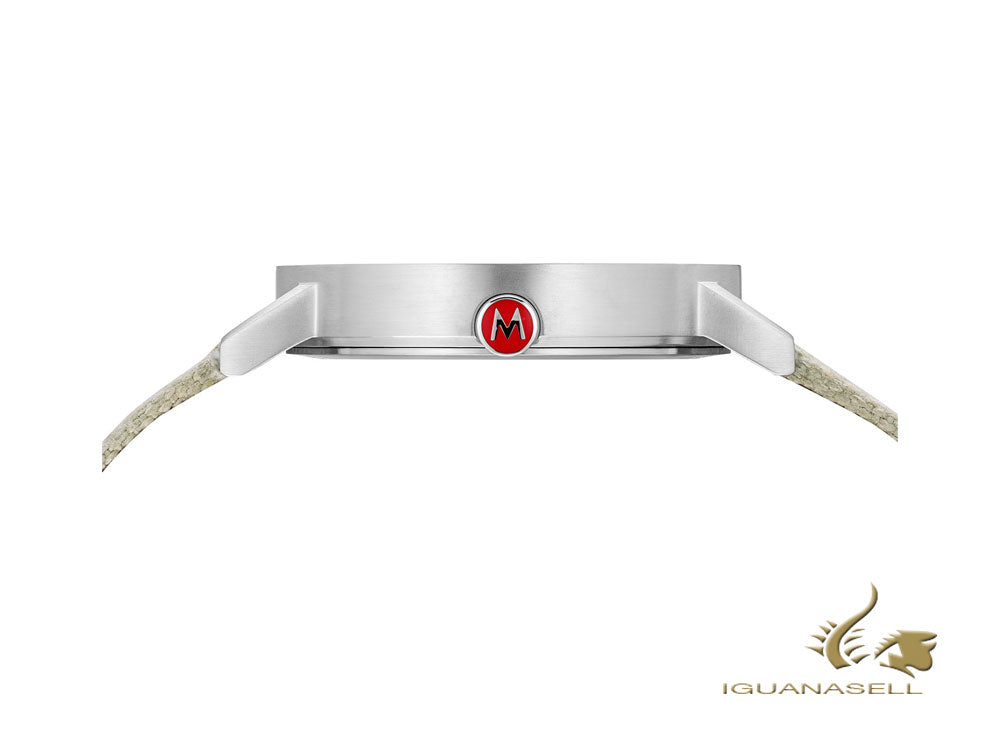 Mondaine Classic Quartz Watch, White, 40mm, A660.30360.16SBG