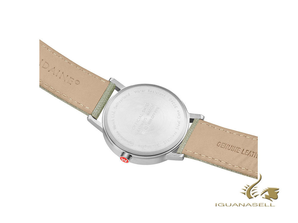 Mondaine Classic Quartz Watch, White, 40mm, A660.30360.16SBG