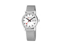 Mondaine SBB Evo2 Quartz Watch, White, 30mm, Day, MSE.30210.SM