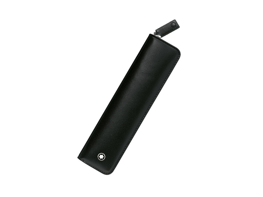 Montblanc Meisterstück 1 Pen Case, Leather, Soft, Zip, Black, 101872