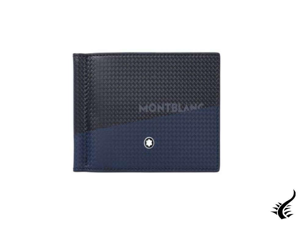 Montblanc Extreme 2.0 Animation Wallet, Blue, Leather, Cotton, 6 Cards, 128614