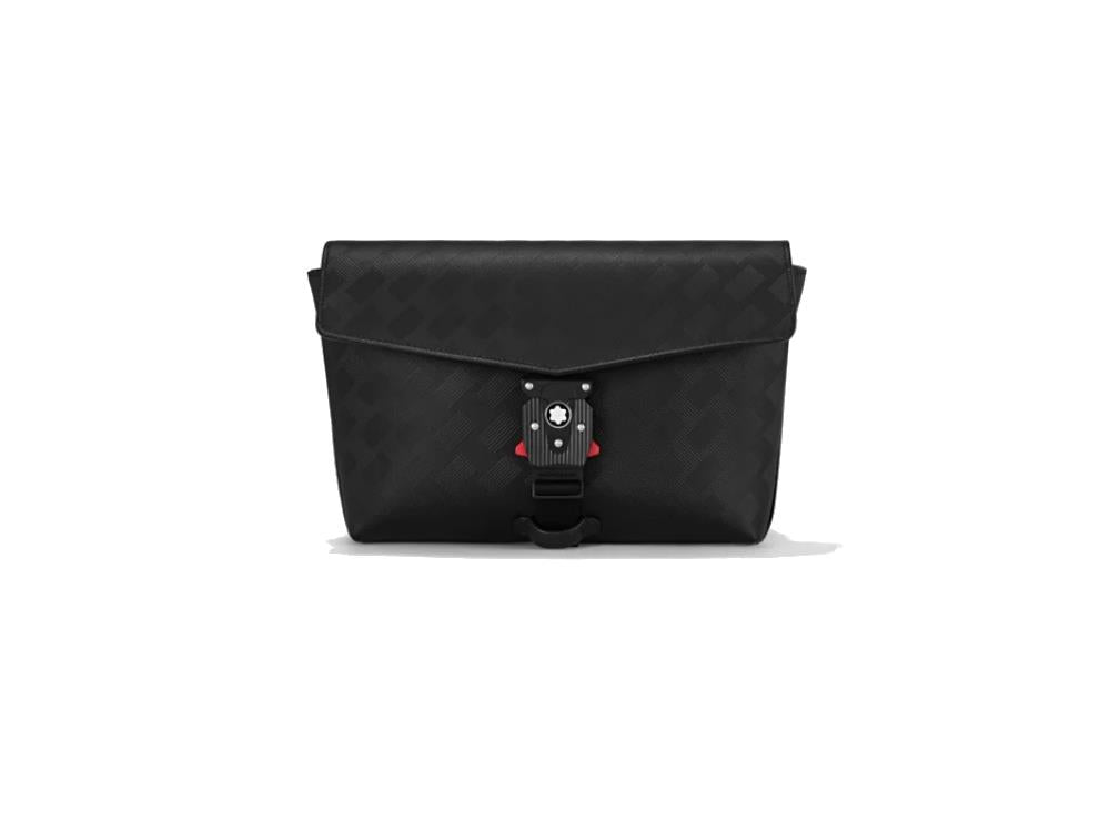 Montblanc Extreme 3.0 Envelope Bag, Leather,Black, Flap-over, 129972