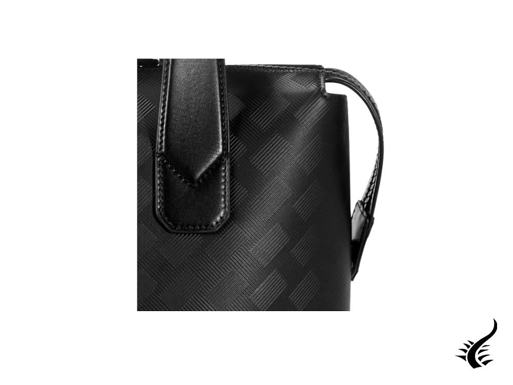 Montblanc Extreme 3.0 Tote Bag, Leather, Soft Fabric, Black, Zip, 129967