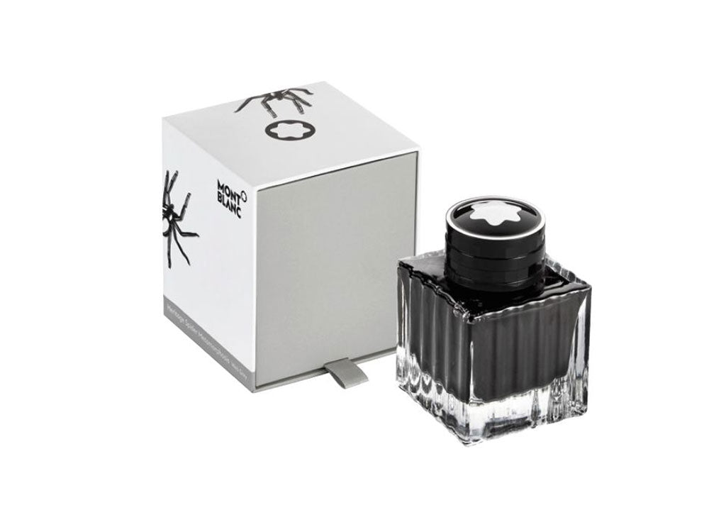 Montblanc Heritage Spider Ink Bottle, Grey, 50ml, Crystal, 118209