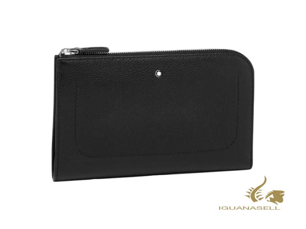 Montblanc Meisterstück Soft Grain Pouch Small 2 in 1, Leather, Black, 126246